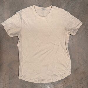 Buck Mason Cream Short Sleeve Tee